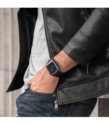 بند چرمی اپل واچ سندمارک مدل Sandmarc Leather Edition Apple Watch Band 44/45/46/49mm-مشکی