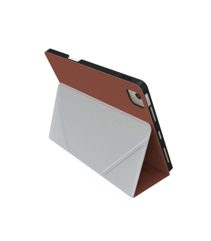کیس استنددار آیپد پرو جی سی پال مدل JCPAL SlimFlex Folio Case مناسب آیپد پرو M4 ۱۱ اینچی- قهوه‌ای/خاکستری
