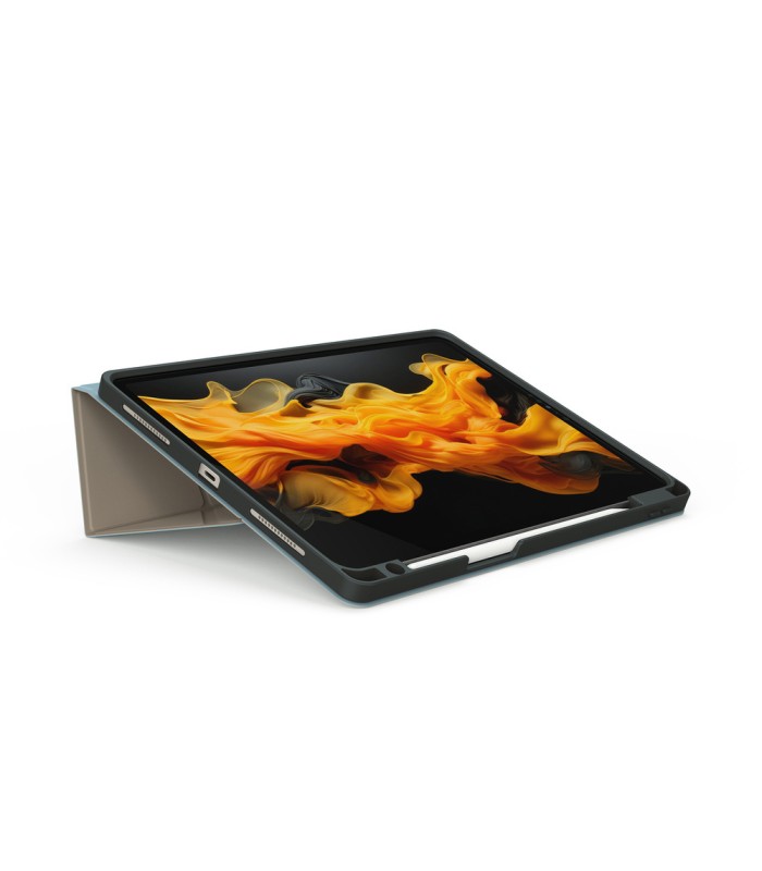 کیس استنددار آیپد پرو جی سی پال مدل JCPAL SlimFlex Folio Case مناسب آیپد پرو M4 ۱۱ اینچی- خاکی/آبی