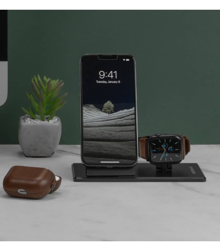 پایه شارژسندمارک مدل Sandmarc Flex Dock – MagSafe & Apple Watch
