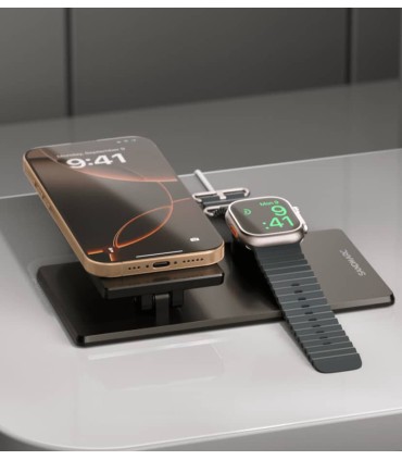 پایه شارژسندمارک مدل Sandmarc Flex Dock – MagSafe & Apple Watch