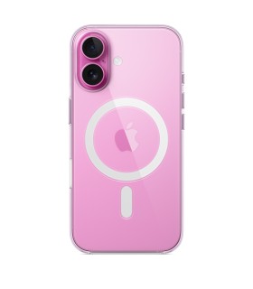 قاب شفاف مگ‌‌سیف اپل مناسب برای آیفون ۱۶-اورجینال iPhone 16 Clear Case MagSafe