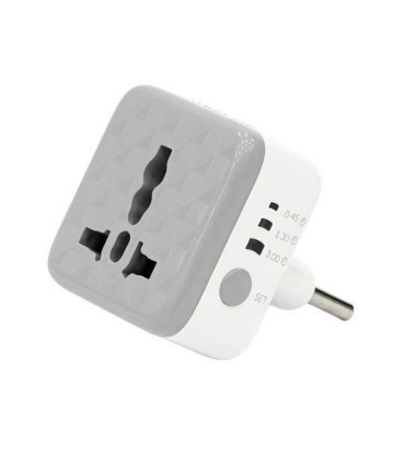 تبدیل و محافظ تایمردار هادرون مدل P103 رنگ سفید