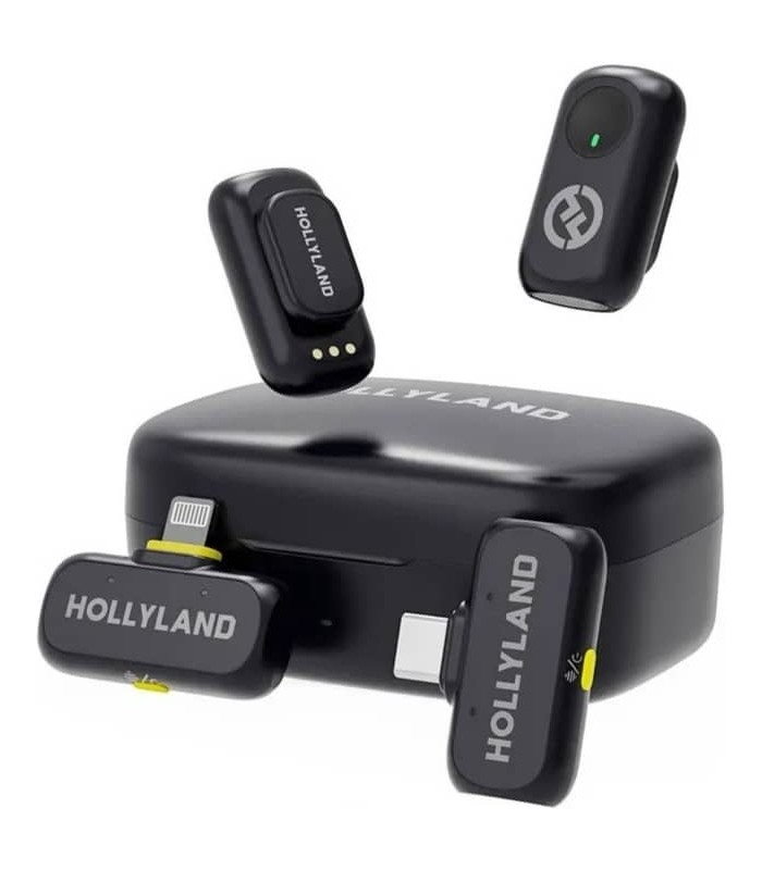 میکروفون یقه ای بی‌سیم هالی‌لند مدل Hollyland Lark A1 Combo Type-C & Lightning RX