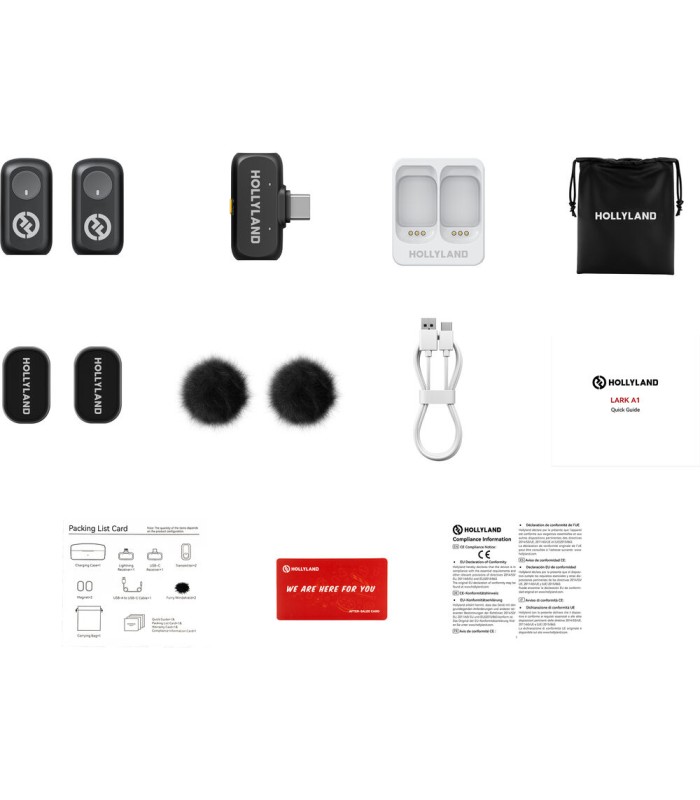 میکروفون یقه ای بی‌سیم هالی‌لند مدل Hollyland LARK A1 Mini