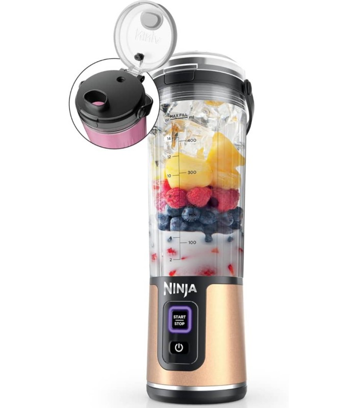 مخلوط کن شارژی نینجا مدل Ninja Blast Portable Blender - BC151EU | رنگ طلایی