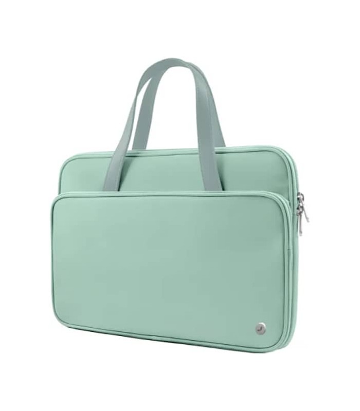کیف مک‌بوک ۱۳و۱۴ اینچی جی سی پال مدل JCPAL Milan Briefcase Sleeve - سبز روشن