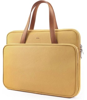 کیف مک‌بوک ۱۳و۱۴ اینچی جی سی پال مدل JCPAL Milan Briefcase Sleeve - قهوه‌ای روشن