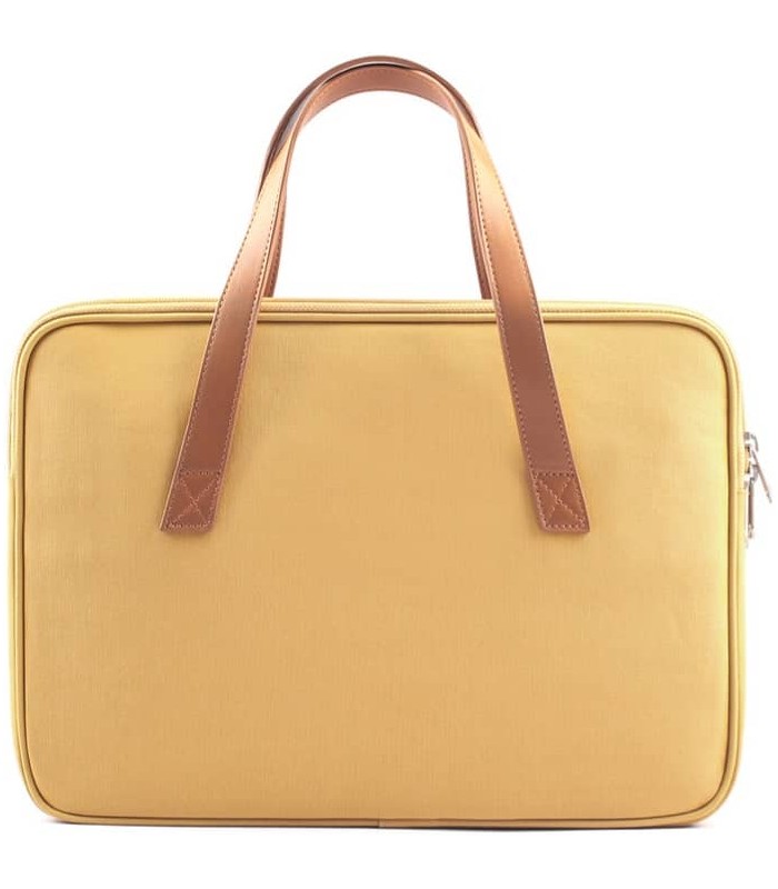 کیف مک‌بوک ۱۵و۱۶ اینچی جی سی پال مدل JCPAL Milan Briefcase Sleeve - قهوه‌ای روشن