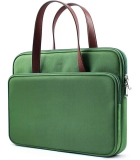 کیف مک‌بوک ۱۵و۱۶ اینچی جی سی پال مدل JCPAL Milan Briefcase Sleeve - سبز تیره