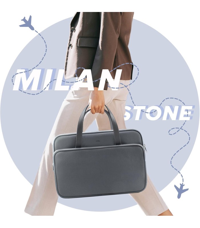 کیف مک‌بوک ۱۵و۱۶ اینچی جی سی پال مدل JCPAL Milan Briefcase Sleeve - خاکستری