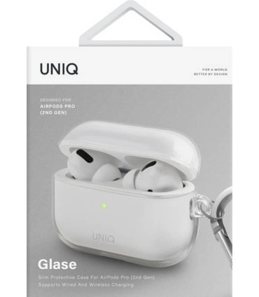 قاب ایرپاد پرو نسل ۲ یونیک مدل UNIQ Glase Slim | رنگ شفاف
