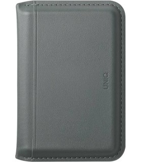 کیف پول چرم مگ‌سیف‌دار یونیک مدل UNIQ Lyden | رنگ سبز