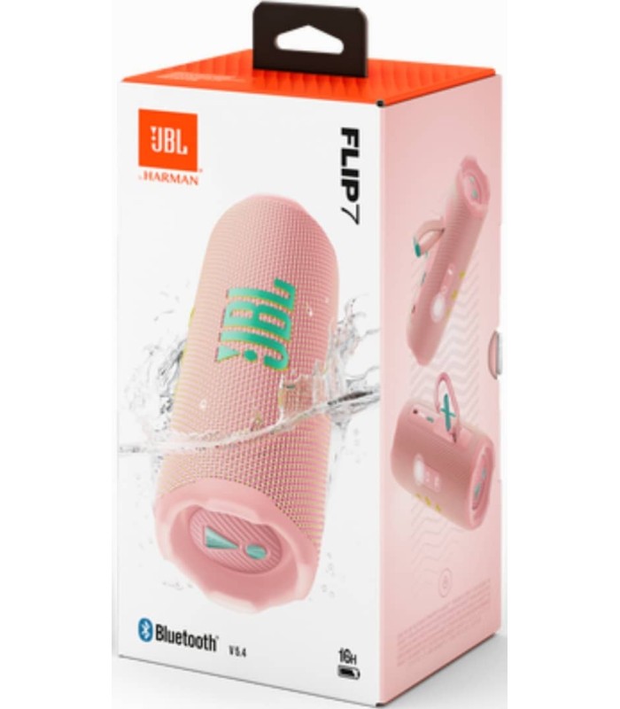 اسپیکر بلوتوثی جی بی ال مدل JBL Flip 7 | رنگ صورتی