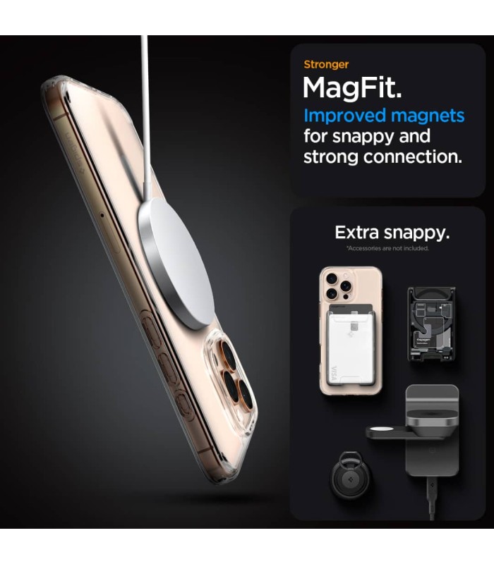 کیس آیفون اسپیگن مدل Spigen Ultra Hybrid مناسب برای آیفون ۱۶| رنگ شفاف