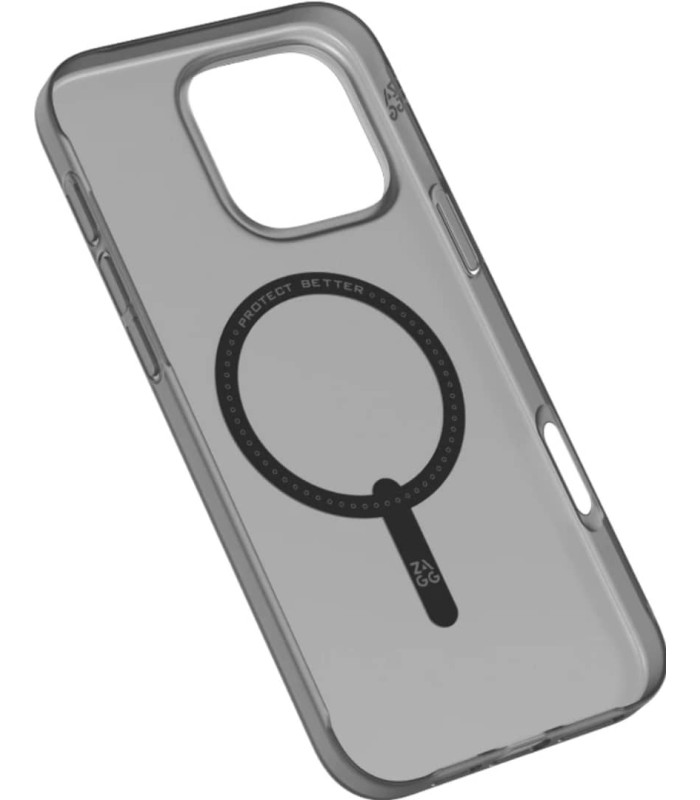 قاب مگ‌سیف آیفون زگ مدل ZAGG Hampton Snap Lite Case مناسب برای آیفون ۱۶ پرومکس | رنگ مشکی