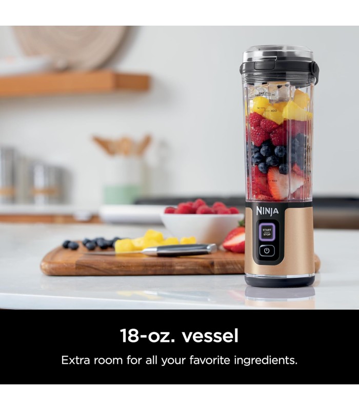 مخلوط کن شارژی نینجا مدل Ninja Blast Portable Blender - BC151 | رنگ طلایی