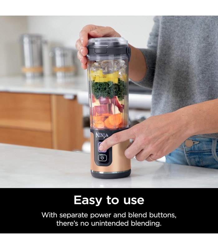 مخلوط کن شارژی نینجا مدل Ninja Blast Portable Blender - BC151 | رنگ طلایی
