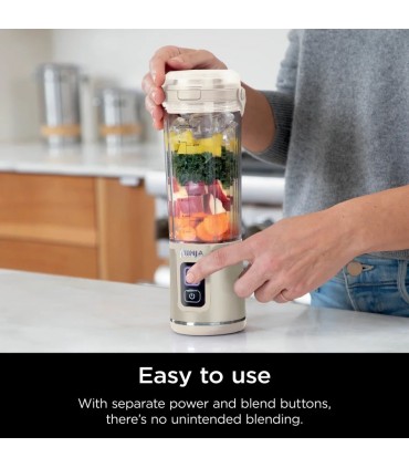 مخلوط کن شارژی نینجا مدل Ninja Blast Portable Blender - BC151 | رنگ نقره‌ای