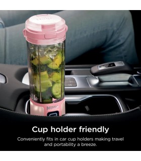 مخلوط کن شارژی نینجا مدل Ninja Blast Portable Blender - BC151 | رنگ صورتی