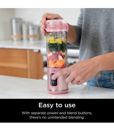 مخلوط کن شارژی نینجا مدل Ninja Blast Portable Blender - BC151 | رنگ صورتی