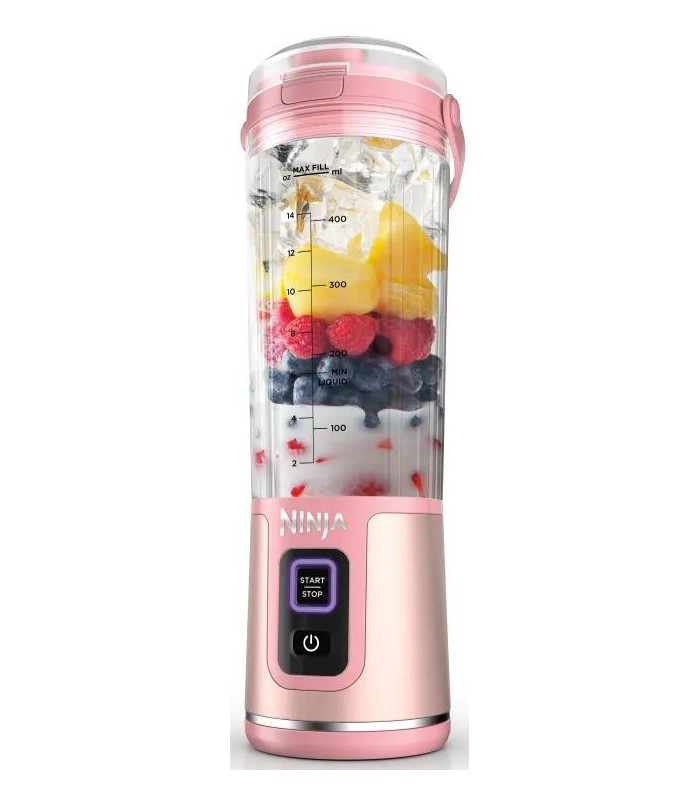 مخلوط کن شارژی نینجا مدل Ninja Blast Portable Blender - BC151 | رنگ صورتی