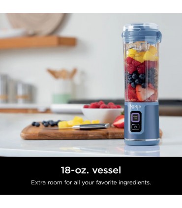 مخلوط کن شارژی نینجا مدل Ninja Blast Portable Blender - BC151 | رنگ آبی