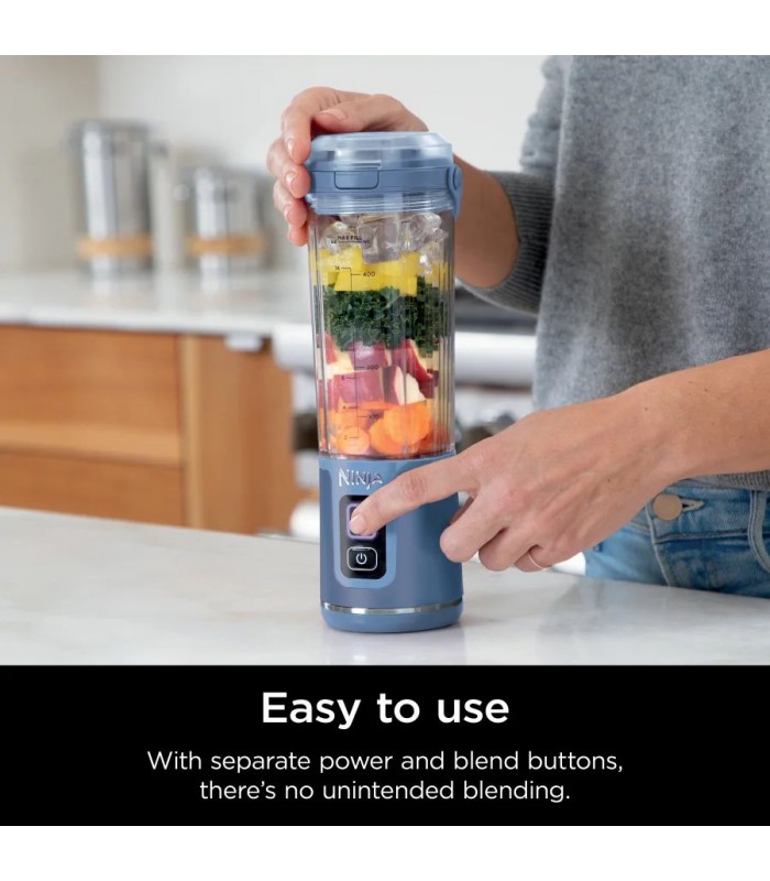 مخلوط کن شارژی نینجا مدل Ninja Blast Portable Blender - BC151 | رنگ آبی