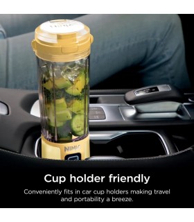 مخلوط کن شارژی نینجا مدل Ninja Blast Portable Blender - BC151 | رنگ زرد لیمویی