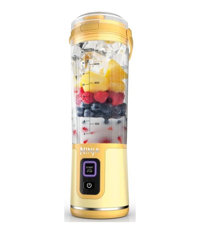 مخلوط کن شارژی نینجا مدل Ninja Blast Portable Blender - BC151 | رنگ زرد لیمویی
