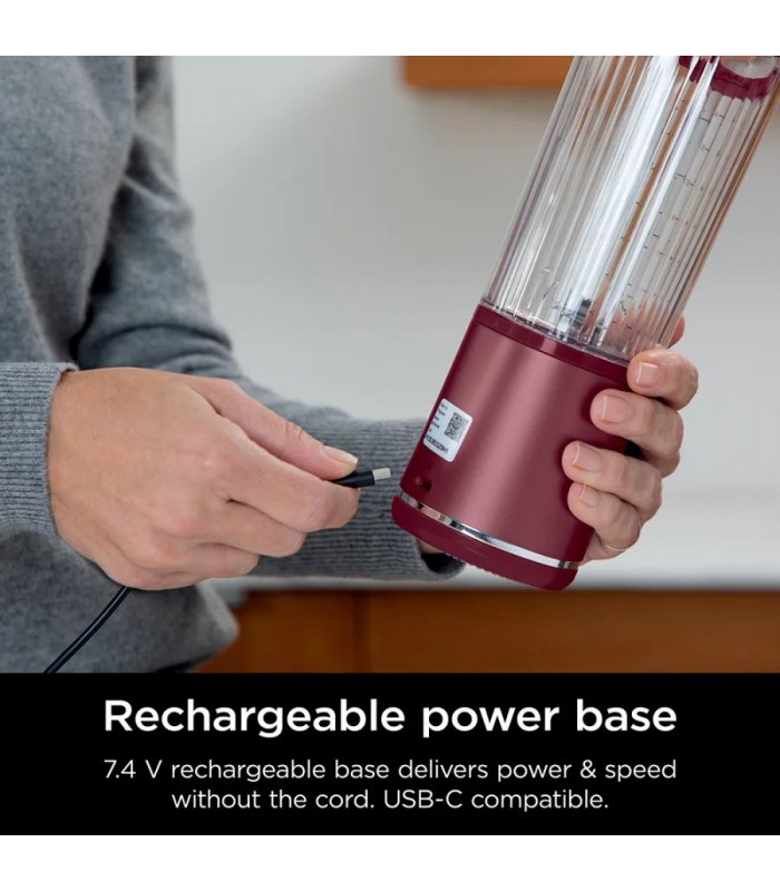 مخلوط کن شارژی نینجا مدل Ninja Blast Portable Blender - BC151 | رنگ ارغوانی