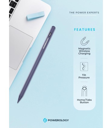 قلم لمسی پاورولوژی مدل Powerology Pencil Pro - رنگ آبی