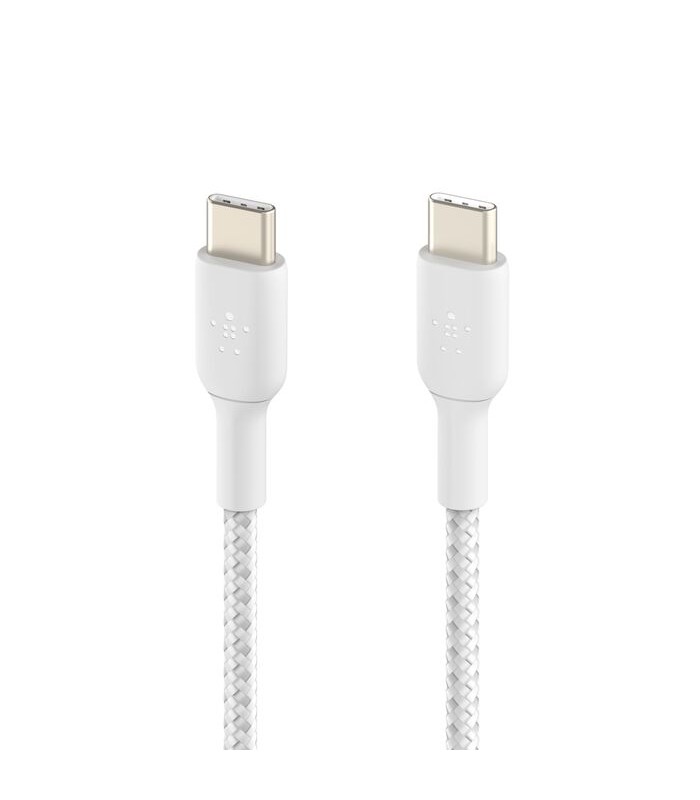 کابل دو سر USB-C بلکین مدل Belkin BoostCharge-۱ متری-سفید