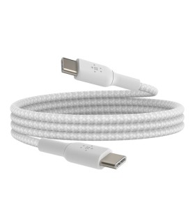 کابل دو سر USB-C بلکین مدل Belkin BoostCharge-۱ متری-سفید