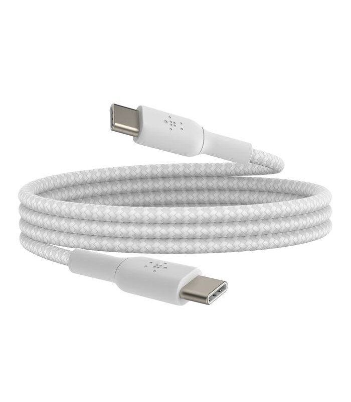 کابل دو سر USB-C بلکین مدل Belkin BoostCharge-۱ متری-سفید