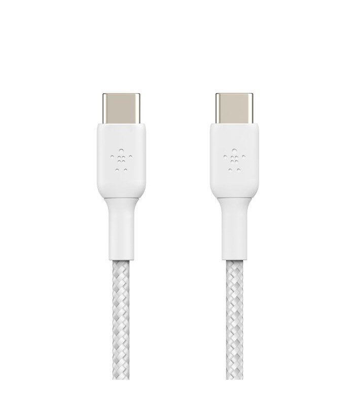 کابل دو سر USB-C بلکین مدل Belkin BoostCharge-۱ متری-سفید