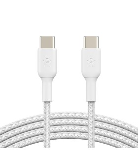 کابل دو سر USB-C بلکین مدل Belkin BoostCharge-۱ متری-سفید
