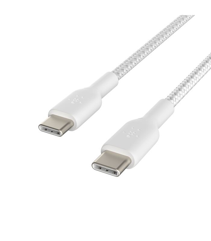 کابل دو سر USB-C بلکین مدل Belkin BoostCharge-۱ متری-سفید