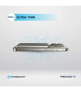 پاوربانک ۵۰۰۰ پاورولوژی مدل Powerology Magsafe PPBCHA63-TI - رنگ تیتانیوم