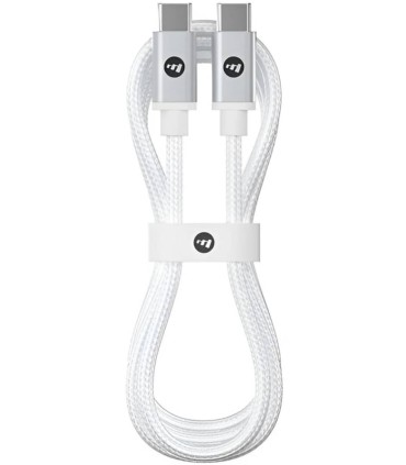 کابل شارژ دو سر USB-C موفی مدل mophie 1m 60w - سفید