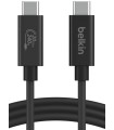 کابل ۱.۲ متری دوسر USB-C بلکین مدل Belkin Connect USB4 - رنگ مشکی