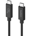 کابل ۱.۲ متری دوسر USB-C بلکین مدل Belkin Connect USB4 - رنگ مشکی