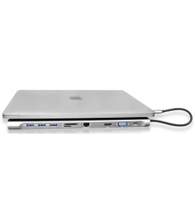 هاب ۱۰ پورت جی سی پال مدل JCPAL USB‑C Ultra Slim Dock