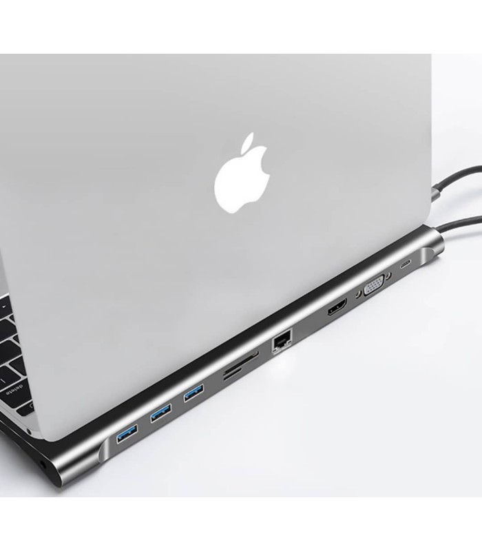 هاب ۱۰ پورت جی سی پال مدل JCPAL USB‑C Ultra Slim Dock