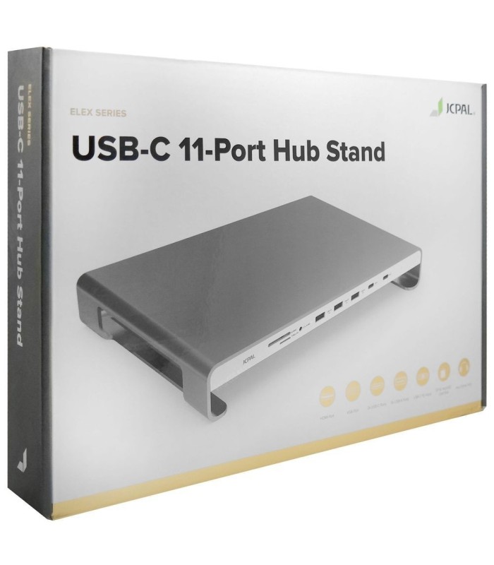 هاب ۱۱ پورت جی سی پال مدل JCPAL USB‑C Hub Stand