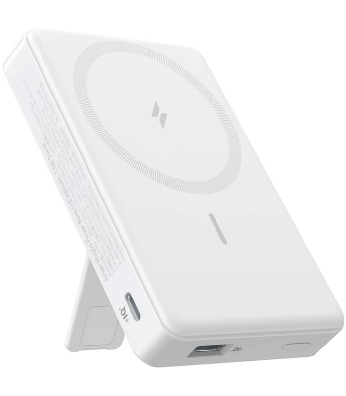 پاوربانک ۱۰ هزار مگ سیف انکر مدل Anker MagGo Stand - A1652