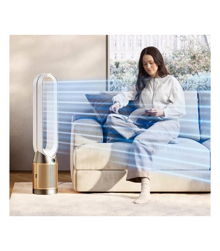 دستگاه تصفیه هوا دایسون مدل Dyson Purifier Cool Formaldehyde TP09 -رنگ طلایی/نقره ایی