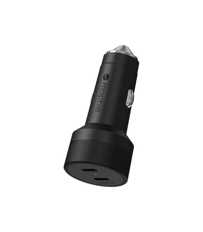 شارژر فندکی خودرو ۶۰ وات موفی مدل mophie 60W Dual Port USB-C