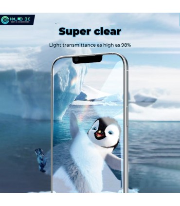 گلس شفاف بلوئو مدل Blueo 2.5D Full Cover Tempered Glass - مناسب گوشی آیفون ۱۶ پرو