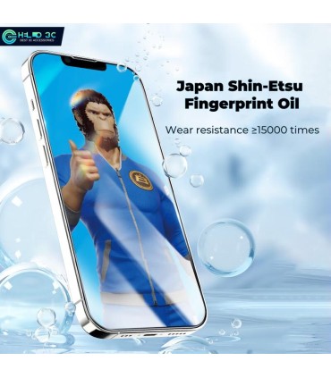 گلس شفاف بلوئو مدل Blueo 2.5D Full Cover Tempered Glass - مناسب گوشی آیفون ۱۶ پرو